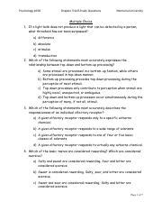 Psy Chapter 5 Study Questions .